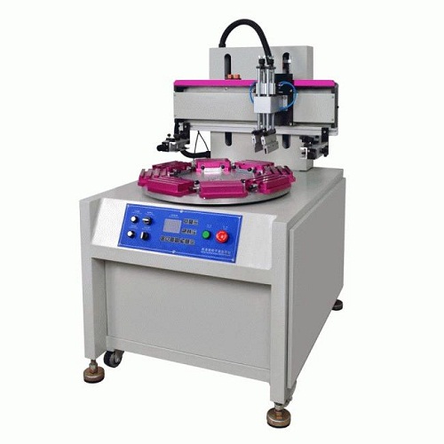 丝网印刷机产品概述_高速平面转盘丝印机8工位